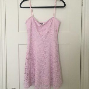 Garage Light Pink Lace BabyDoll Dress